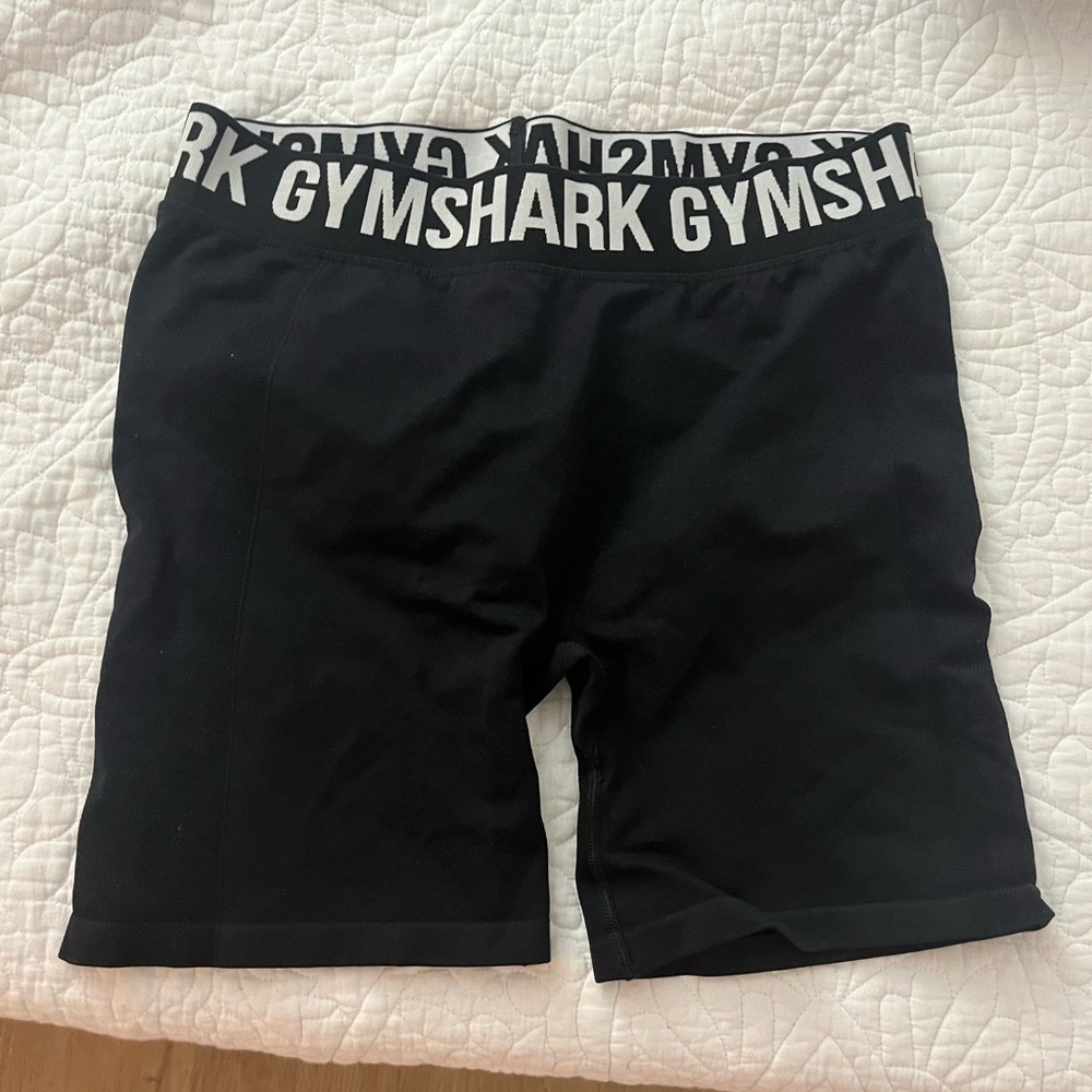 Gymshark Black Active Shorts with Logo Band